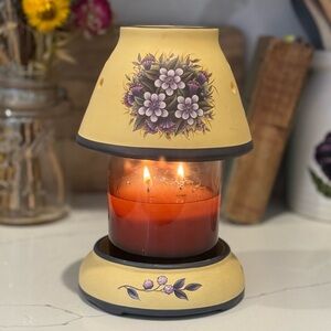 Chesapeake Bay Yellow Floral Candle Warmer